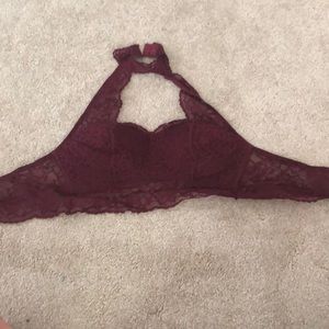 Lace choker bralette
